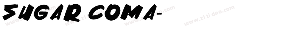 Sugar Coma字体转换